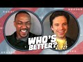 Anthony Mackie and Sebastian Stan Play WHO’S BETTER: Sam vs Bucky | Falcon and the Winter Soldier