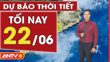 Dự báo thời tiết tối ngày 22/6: Miền Bắc chiều tối có mưa dông, cục bộ có mưa to | ANTV