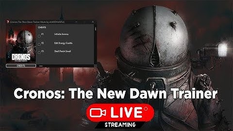 Trainer Cheats For Cronos The New Dawn #unlimitedhealth #unlimitedammo #noreload #onehitkill