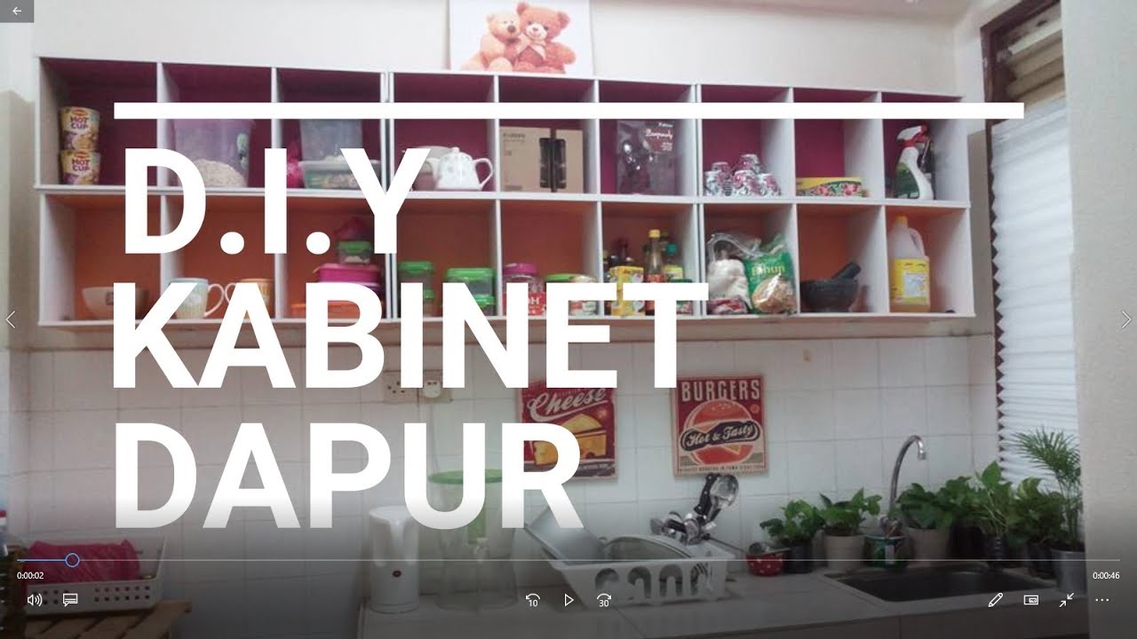 DIY KABINET DAPUR  YouTube