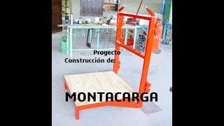 Diseño y construccíon de Montacarga