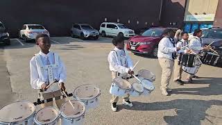 2025 Statesmen Drumline plays at Graduation