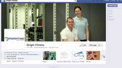 Personal Training Facebook Pages: Video Audit - Origin Fitness