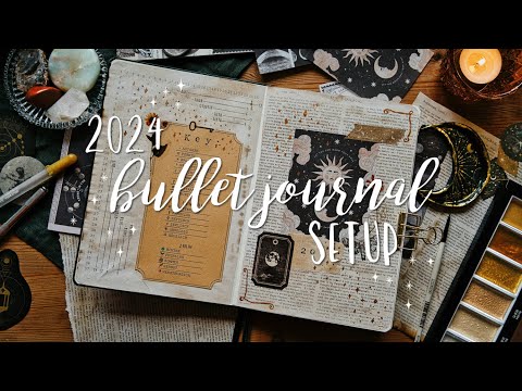 Dreamy Yearly Setup 2024  Digital Bullet Journal Theme – Paper