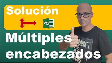 Como eliminar encabezados intermedios guardando algun dato | Hablando de Excel con Power Query