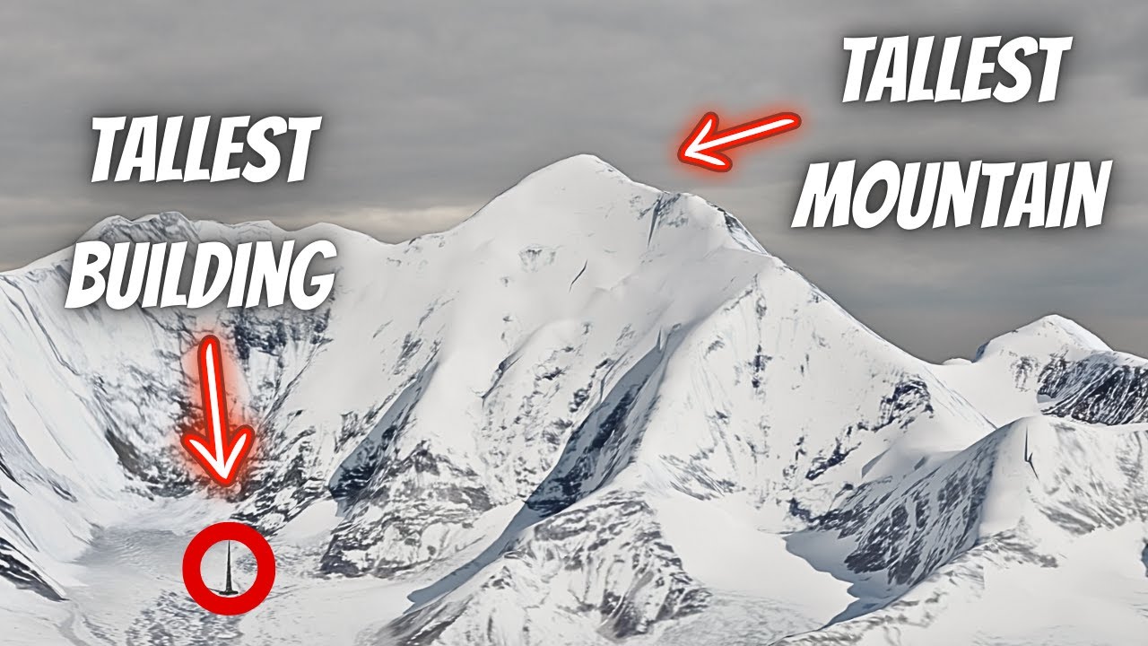 Burj Khalifa vs. Mount Everest 3D Size Comparison YouTube