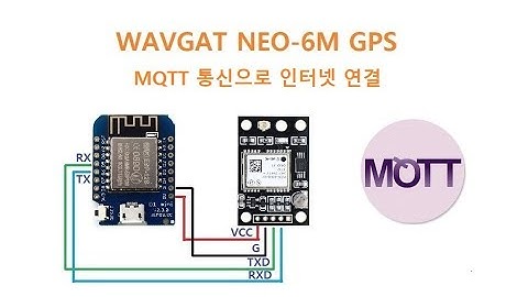 NEO-6M GPS MQTT 통신 연결 intenet[두원공과대학교 AI융합과 김동일교수] 3-17-2