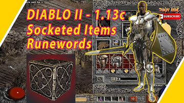 Diablo 2 Horadric Cube Recipes Add Socket, Remove Gems, Runewords Review