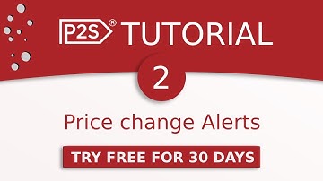 Price2Spy tutorial #2 - price change alert emails