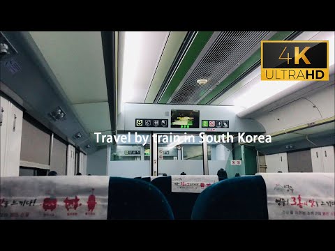 [4K]ASMR Travel by train in South Korea--From Seoul to Gapyeong-gun