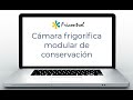 Cámara frigorífica modular de conservación video