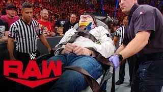 Mysterio’s son stretchered out after Brock attack: Raw Exclusive, Sept. 30, 2019