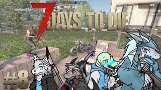 【コラボ】#8 文明が進むほど、やらなければならない事が増えていく…！【7 Days to Die】【ドラゴン Vtuber】
