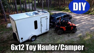 6x12 Cargo Trailer Toy Hauler ConversionTiny Home!