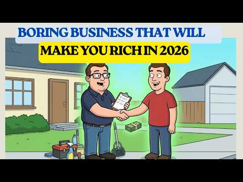 Thumbnail for How to Start a Boring Business in 2026 — From Idea to Your First Customer - #BoringBusiness2026