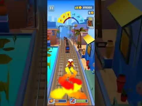 اعلى رقم قياسي تقدر توصله من البداية في لعبة Subway أروع فيديو 