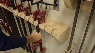 Drop Leaf End Table - Step 4f - Unclamp - Leaf Supports