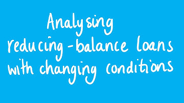 Analysing reducing balance loans with changing conditions | Unit 3 and 4 VCE Further Maths