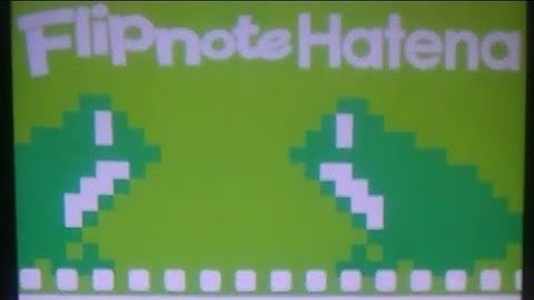 HOW TO GET ON FLIPNOTE HATENA FOR DSI (FLIPNOTE STUDIO STILL WORKS?!?!)