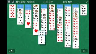 Spider Solitaire Gameplay Walkthrough
