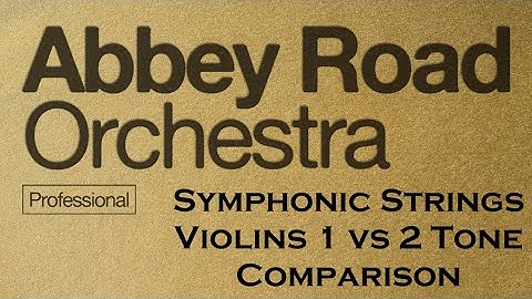 ARO Symphonic Strings: 1st vs 2nd Violins tone comparison
