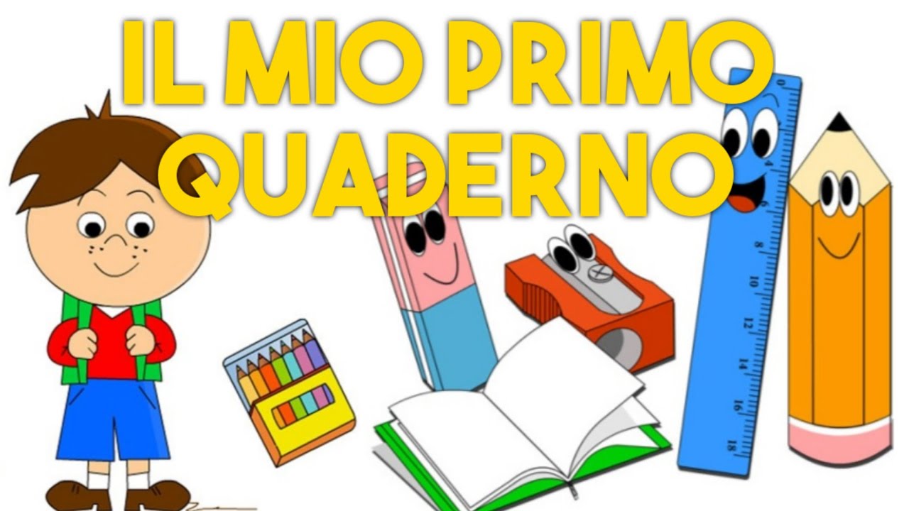 Il mio PRIMO QUADERNO! Come organizzare la prima pagina 💙 - YouTube