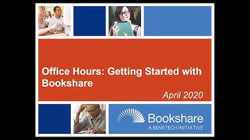 Webinar: Getting Started with Bookshare - April 30