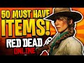 50 red dead online purchases you must have