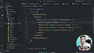 React Router v6 Tutorial #8 Index Props   Create Working Navbar 🔥