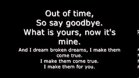 Broken Dreams Shaman's Harvest Lyrics)