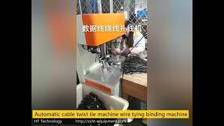 Automatic Cable Coiling and Twist Tie machine