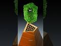 🍃 Perfect Fit 🍃 Grass Wooden Physics Simulation in Blender 3D — Balanced Motion & Satisfying!