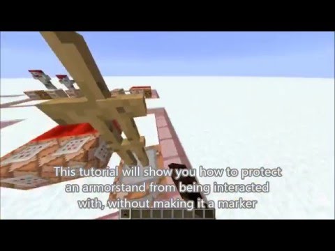 Minecraft - ArmorStand Protection Tutorial | Command Block Advent Calendar [Day 13]