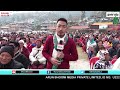 Throngs of supporters gather to rally behind yeshi tsewang mla candidate for 4th dirang