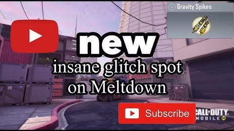 Cod mobile: NEW insane glitch spot on Meltdown