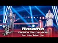 Catarina Clau vs Vânia - “And I Am Telling You” | Batalha | The Voice Portugal