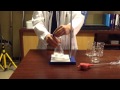 How to do a titration and calculate the concentration