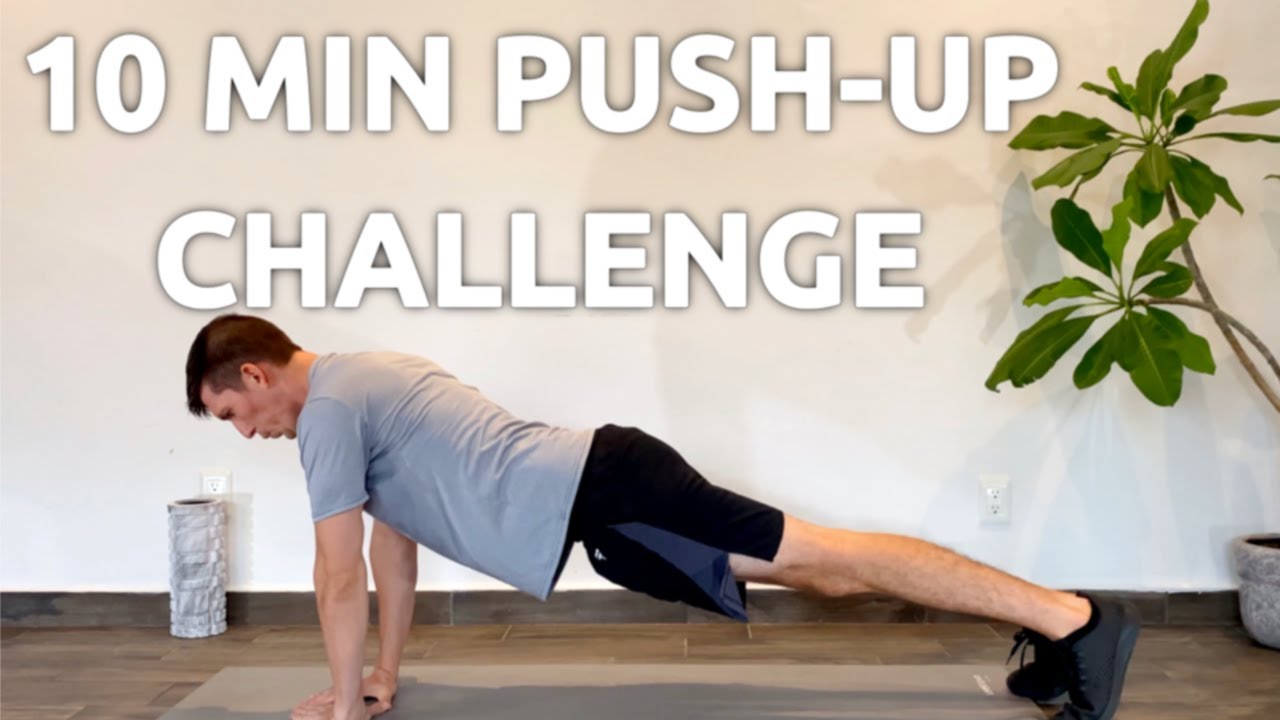 10 MIN PUSH-UP CHALLENGE | No Equipment Chest Workout - YouTube