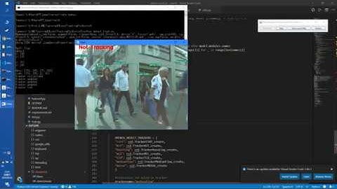 Detection and Tracking YOLOv5 OpenCV Bridging Demo