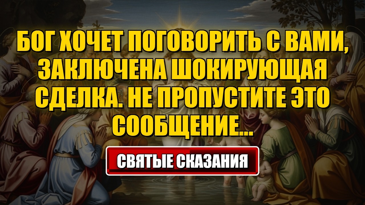 Бог хочет поговорить с вами, заключена шокирующая сделка. Не пропустите это сообщение