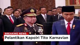 Full - Pelantikan Kapolri Tito Karnavian oleh Presiden Joko Widodo
