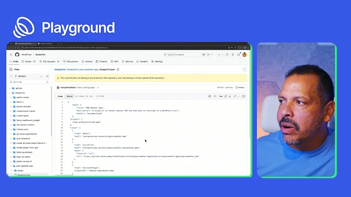 Previewing GitHub branches with WordPress Playground