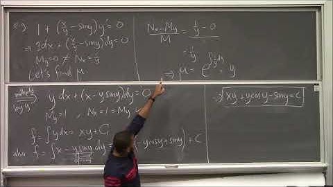 Math 391 Lecture 8 - Misc ODE problems and a Doozie