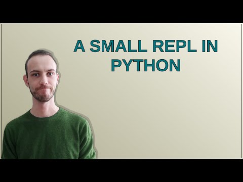 Codereview: A small REPL in Python