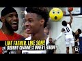 Bronny James INSANE Chasedown Block Gets LeBron OUT HIS SEAT!!! Like Father. Like Son!