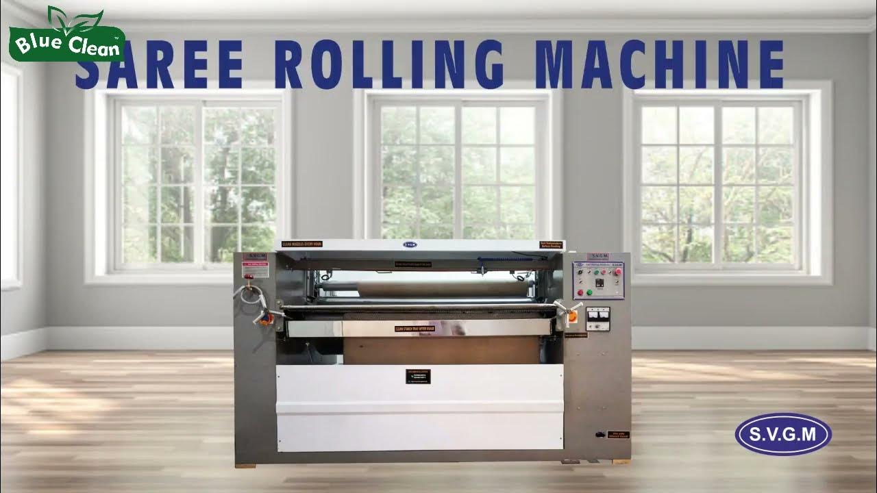 Liquid starchSaree Rolling machinesari rolling machinehow do saree rolling YouTube