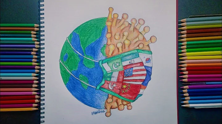 Drawing of Coronavirus / Save Earth from Corona Virus / How To Draw CORONA VIRUS