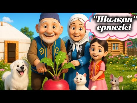 'Шалқан' ертегісі — Қазақша Ертегі | Балаларға арналған мультфильм #қазақшамультфильм #шалқанертегі