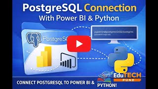 Celebrity PostgreSQL Connection with Power BI & Python | Step-by-Step Tutorial | EduTECH Pune Profile