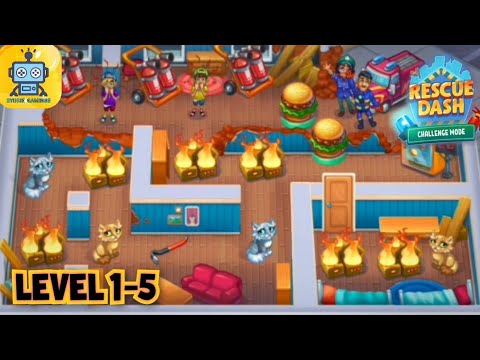 Rescue Dash Level 1-5 - YouTube
